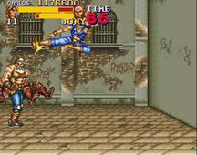 une photo d'Ã©cran de Final Fight 2 sur Nintendo Super Nes